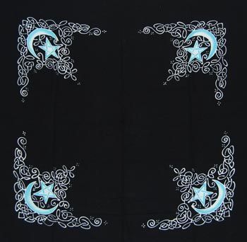 Celtic Moon - Altar Cloth (36x36) - Northern Magick Supplies