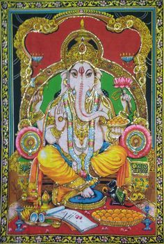 Ganesha Multi - Tapestry (30x40) - Northern Magick Supplies