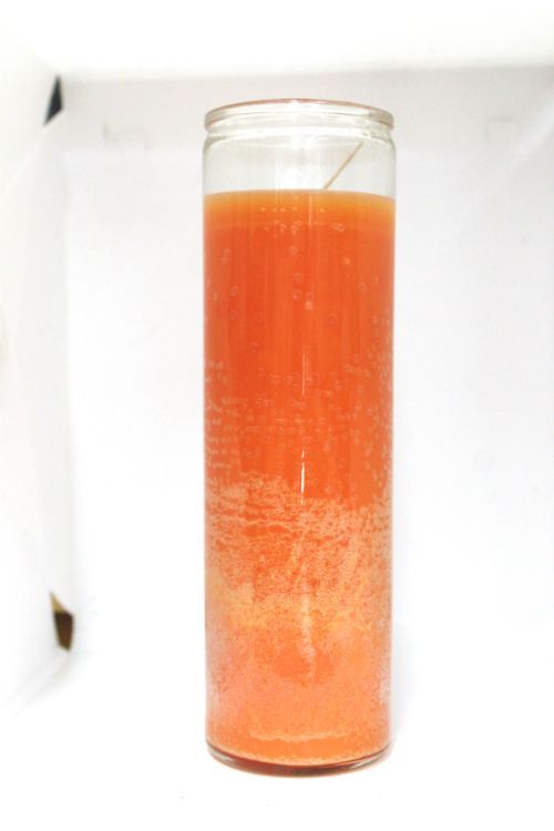 7 Day Candle - Orange - Northern Magick Supplies