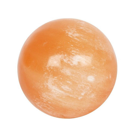 Orange Selenite Sphere (Small) - Northern Magick Supplies