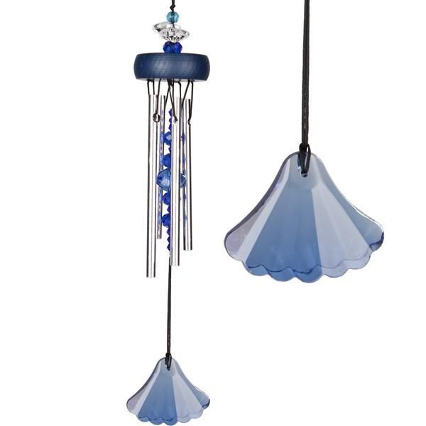 Gem Drop Wind Chime - Sapphire