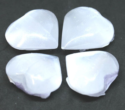Selenite Heart - White - Northern Magick Supplies