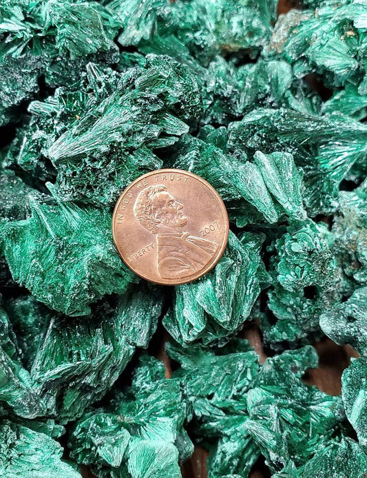Raw Malachite Clusters - Small
