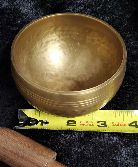 Hand Beaten Singing Bowl 3"