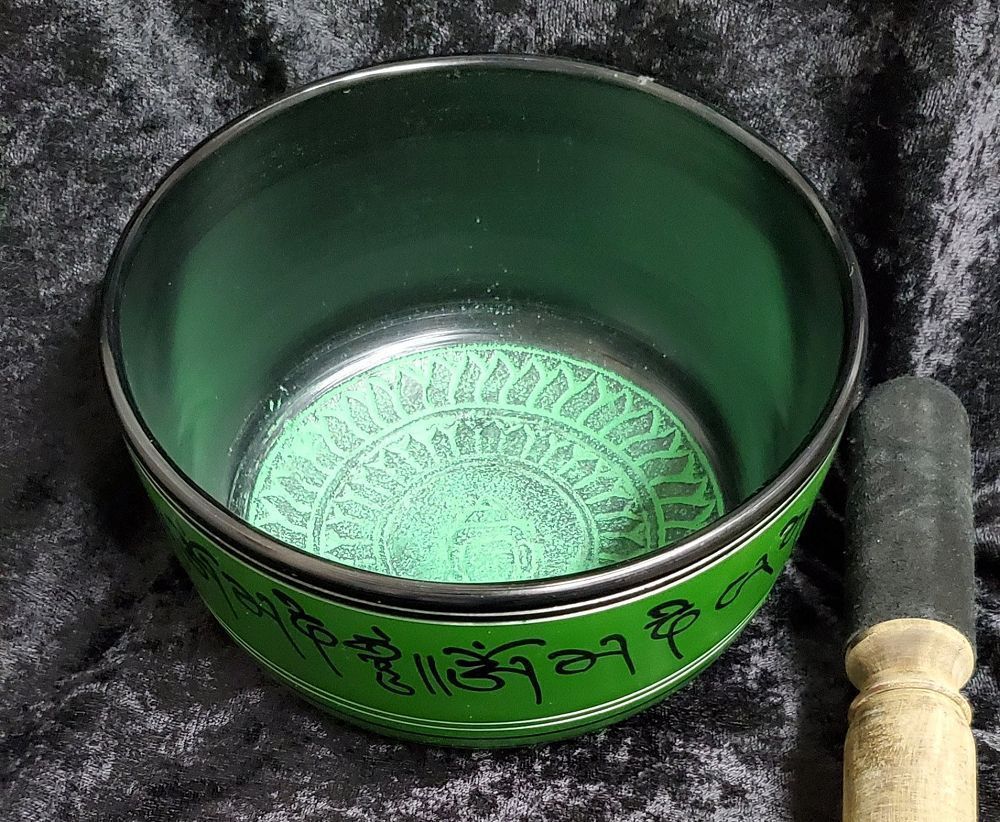 Singing Bowl-Green 7.5"
