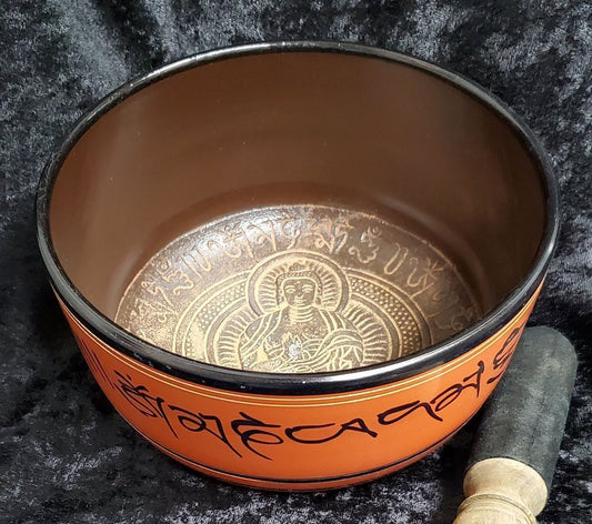 Singing Bowl-Orange 7"
