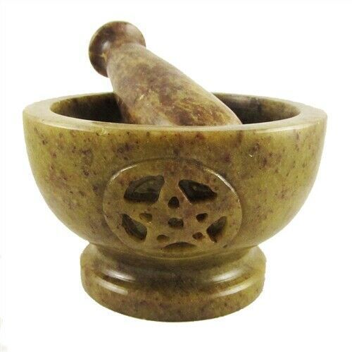 Pentacle Mortar & Pestle - Northern Magick Supplies