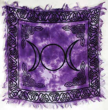 Triple Moon - Altar Cloth (18x18)