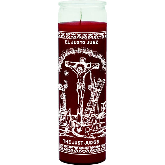 7 Day Candle - Just Judge Red