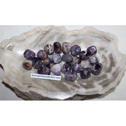 Amethyst Banded - Tumbled