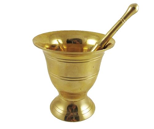 Brass Mortar & Pestle - Northern Magick Supplies