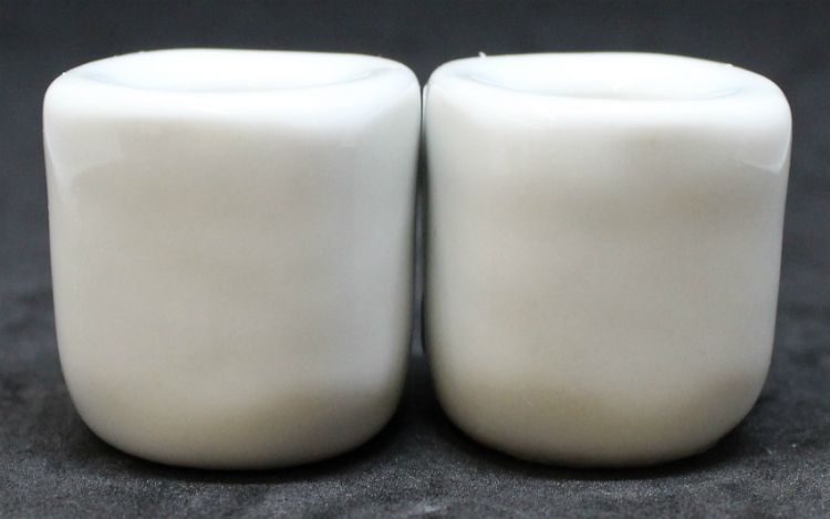 White Ceramic Chime Holder - Northern Magick Supplies