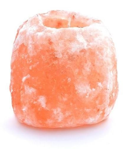 Natural Salt Candelholder