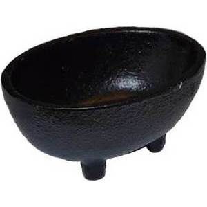 Oval Cast Iron Cauldron (2.5"L) - Northern Magick Supplies