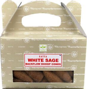 White Sage - Satya Backflow Cones