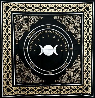 Triple Moon Ouija - Altar Cloth (24x24)