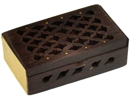 Rosewood Filigree Box - Northern Magick Supplies