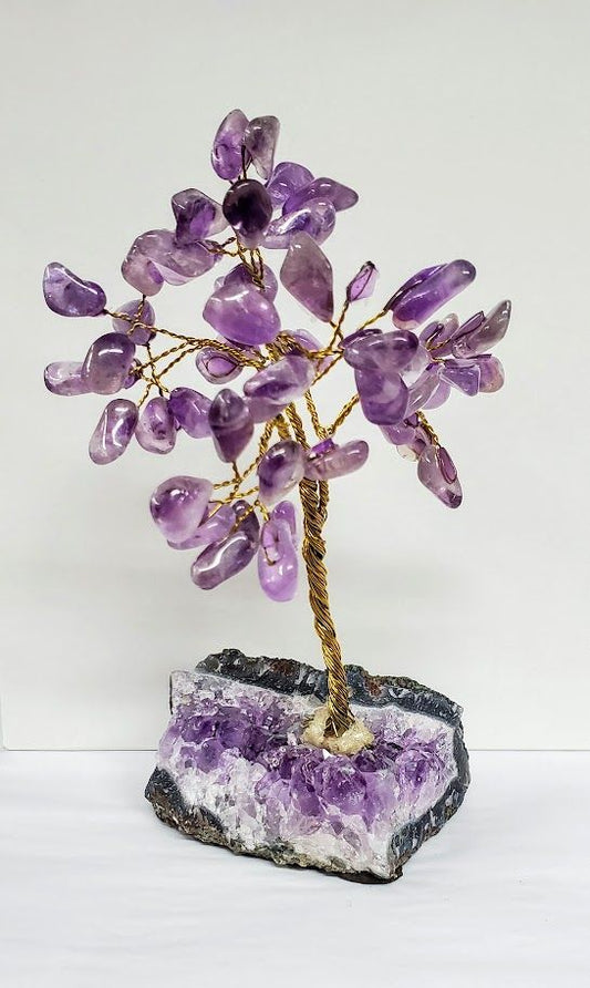 Amethyst Gemstone Tree (9")
