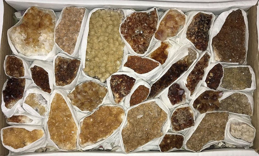 Citrine Druzy "A" Quality - Medium