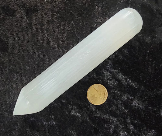 Selenite Massage Wand - Point