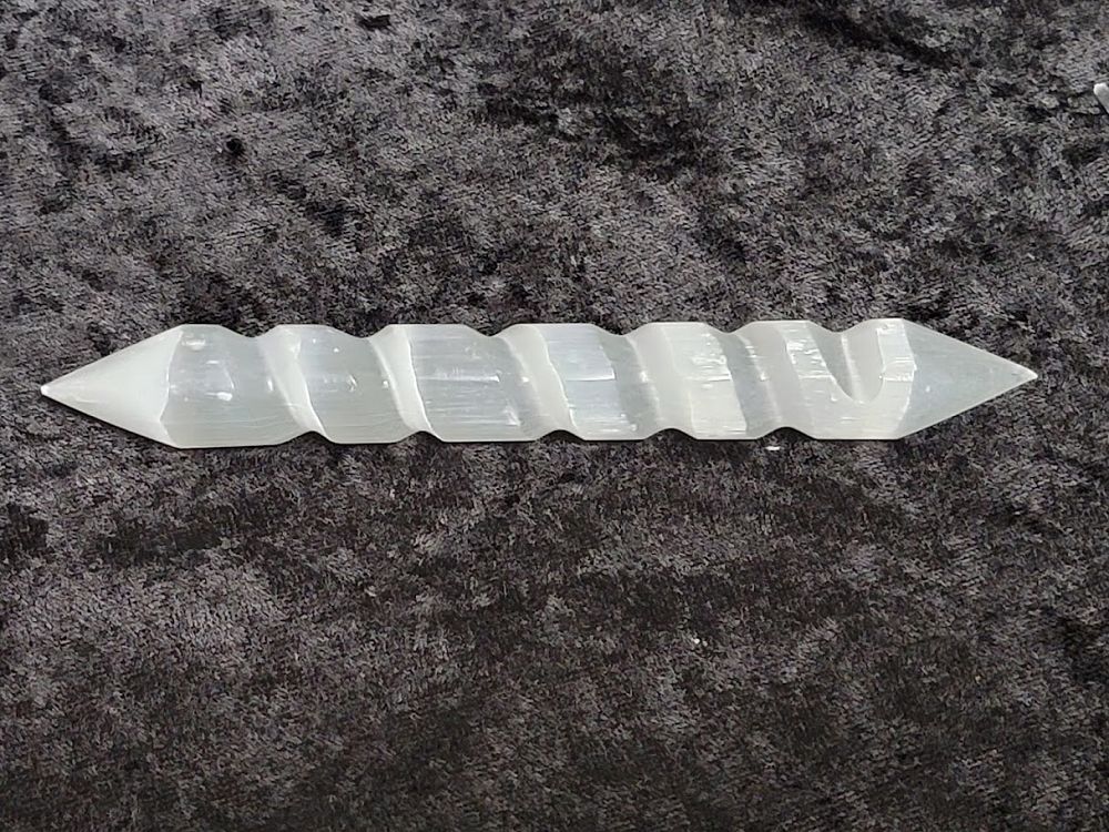 Selenite Wand - Spiral