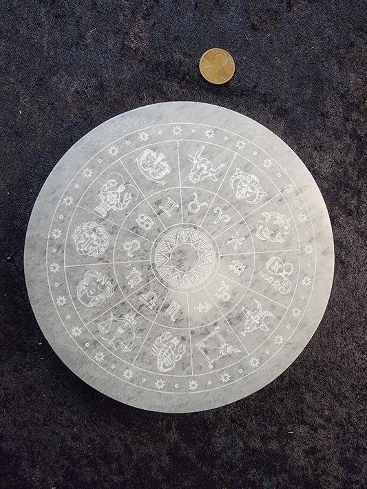 Selenite Round - Astrology