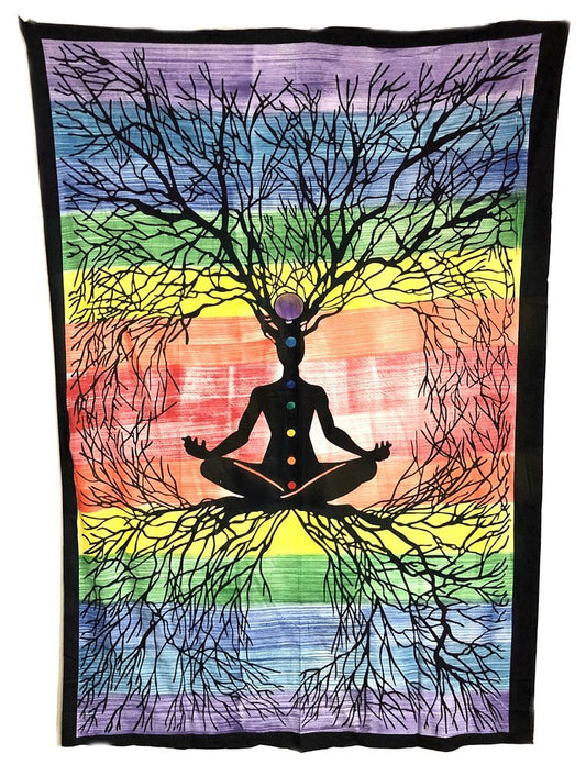 7 Chakra Roots - Tapestry (135x220)