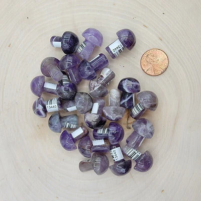 Gemstone Mushroom Carving - 0.5 Inch - Northern Magick Supplies