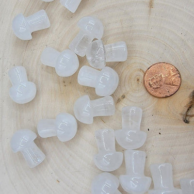 Gemstone Mushroom Carving - 0.5 Inch - Northern Magick Supplies
