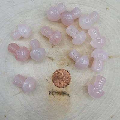 Gemstone Mushroom Carving - 0.5 Inch - Northern Magick Supplies
