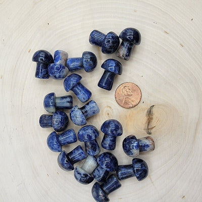 Gemstone Mushroom Carving - 0.5 Inch - Northern Magick Supplies