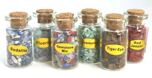 Gemstone Chip Bottle - Northern Magick Supplies