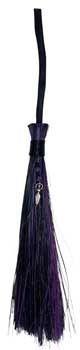 Goddess Amethyst & Onyx Broom (21"L)