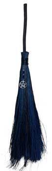 Pentagram Sodalite & Tourmaline Broom (21"L)