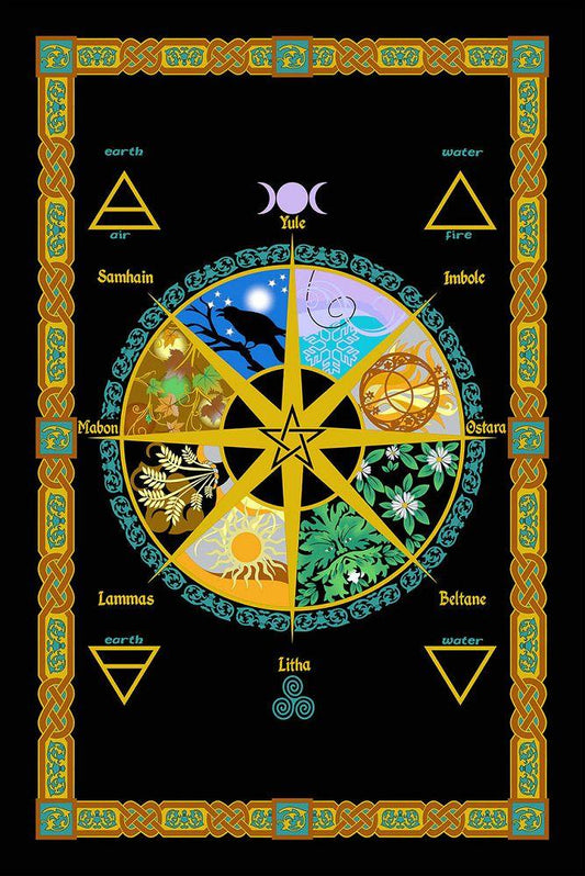 Celtic Wheel of the Year - Tapestry