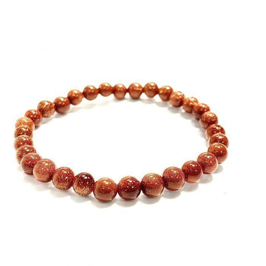 Red Goldstone Bracelet 4mm - Northern Magick Supplies