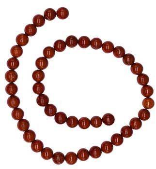 8mm Red Jasper Beads 6pk - Northern Magick Supplies