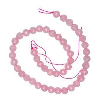8mm Rose Quartz Beads - 6pk - Northern Magick Supplies