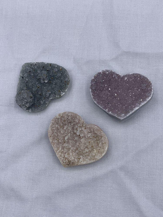 Rainbow Amethyst Druzy Heart - Northern Magick Supplies