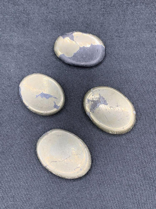 Pyrite w/Magnetite - Worry Stone