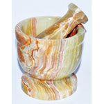 Green Onyx - Mortar & Pestle (4") - Northern Magick Supplies