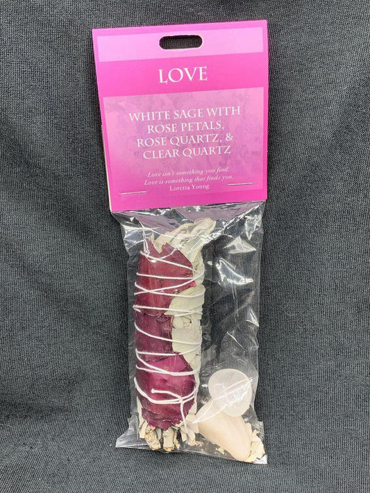Love - Sage & Gemstone Set - Northern Magick Supplies