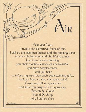 Air Invocation - Northern Magick Supplies