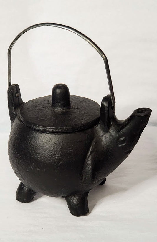 Pot Belly Cast Iron Cauldron (3")