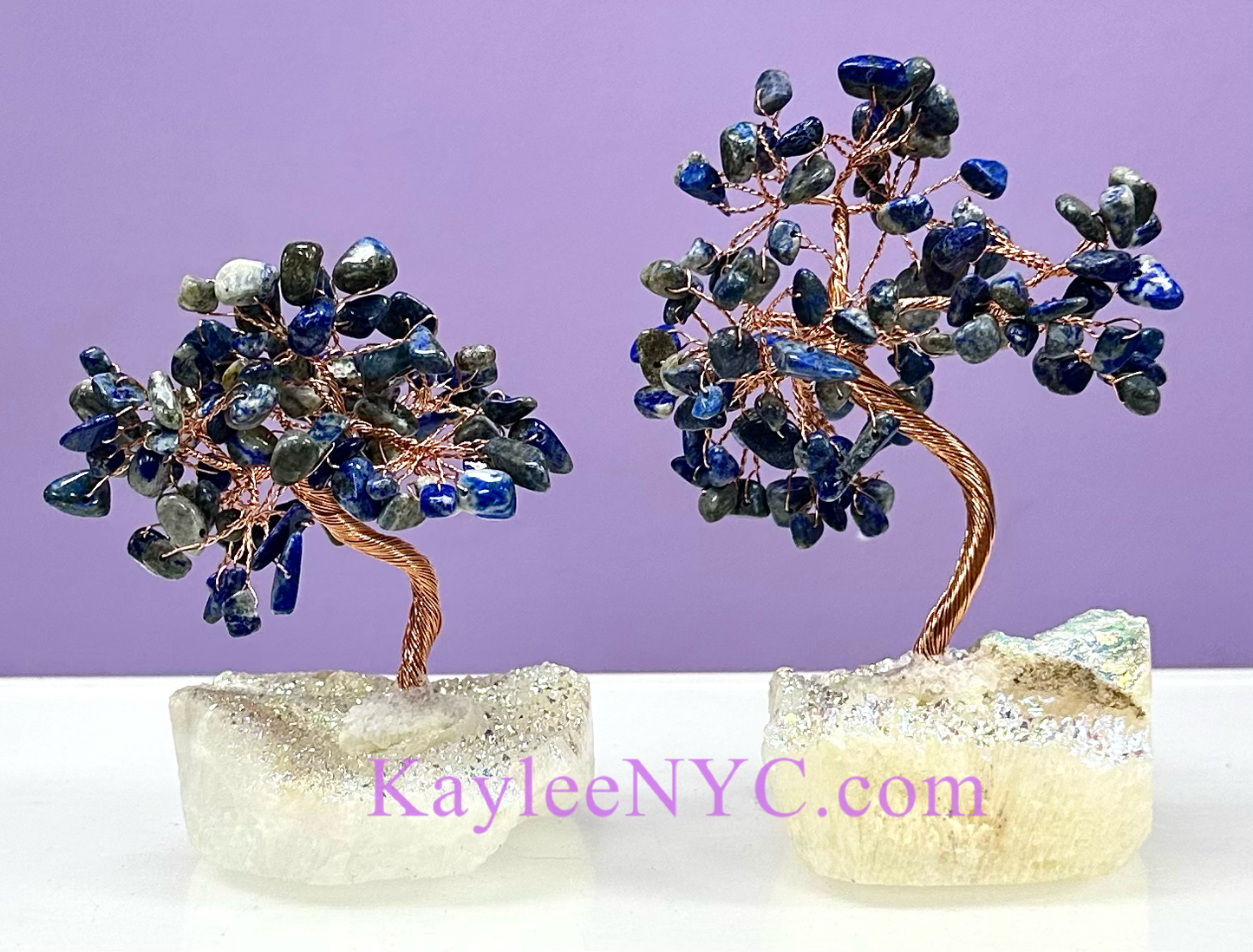 Bonsai Tree with Angel Aura Base Crystal Healing - Northern Magick Supplies