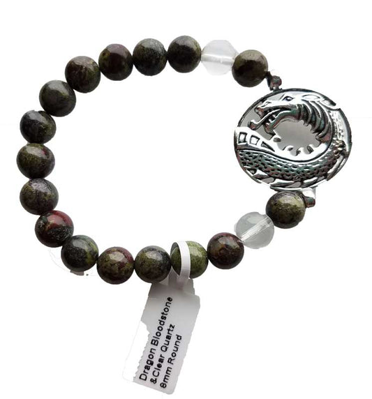 Dragon Bloodstone & Dragon Bracelet - Northern Magick Supplies