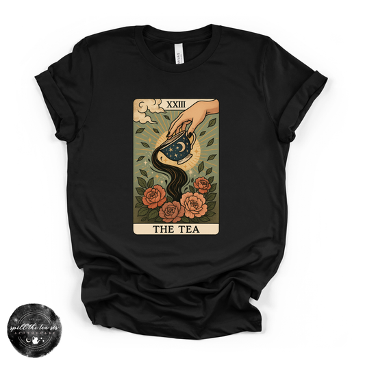 The Tea Tarot Card Tee | Witchy Tarot Graphic T-Shirt