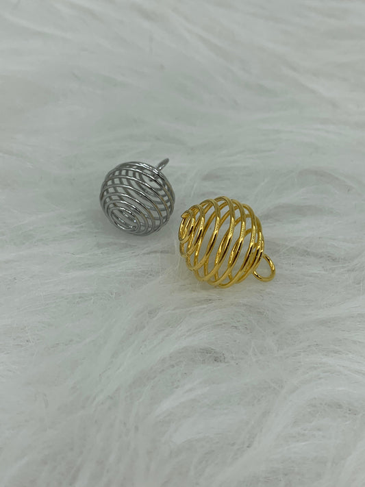 Mini Round Stone Cage - Northern Magick Supplies