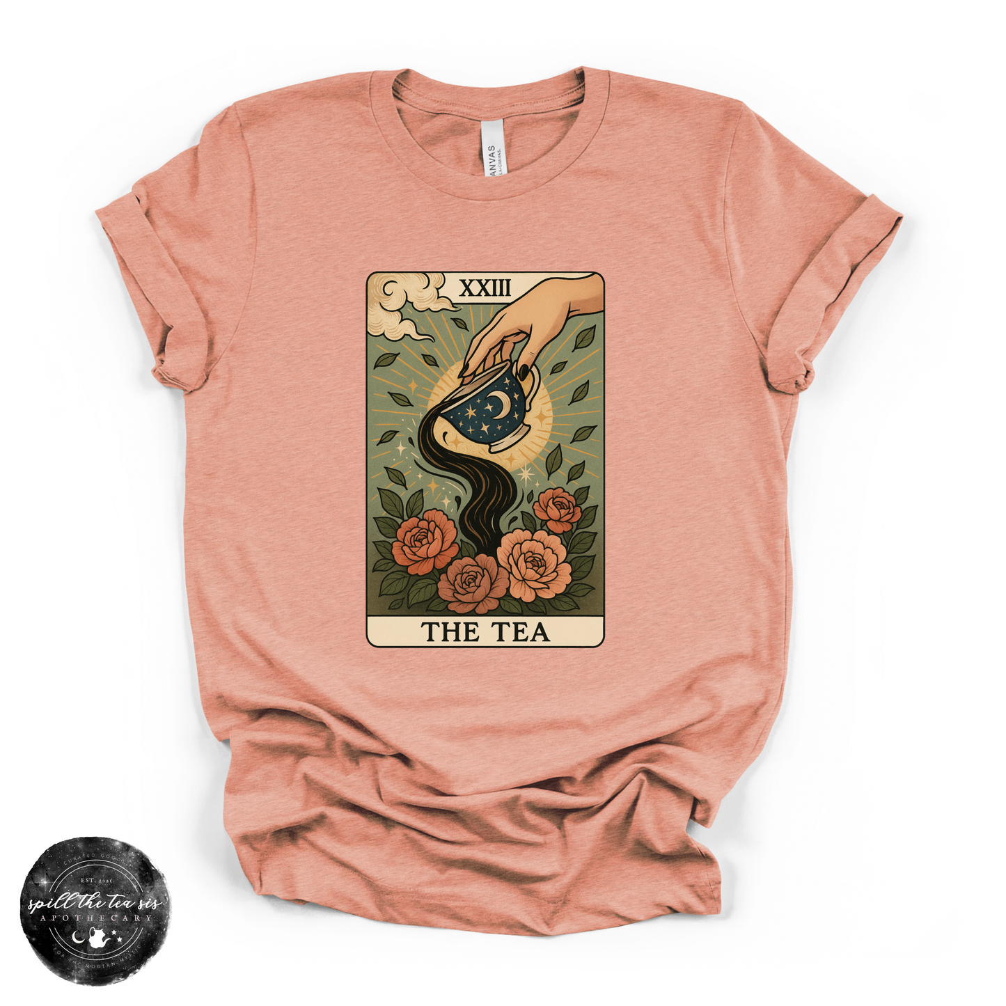 The Tea Tarot Card Tee | Witchy Tarot Graphic T-Shirt