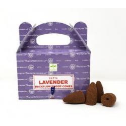 Lavender - Satya Backflow Cone (24 PACK)